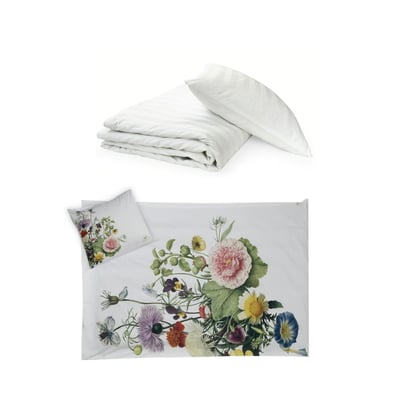 Silk duvet and pillow & Flower Garden 1 set